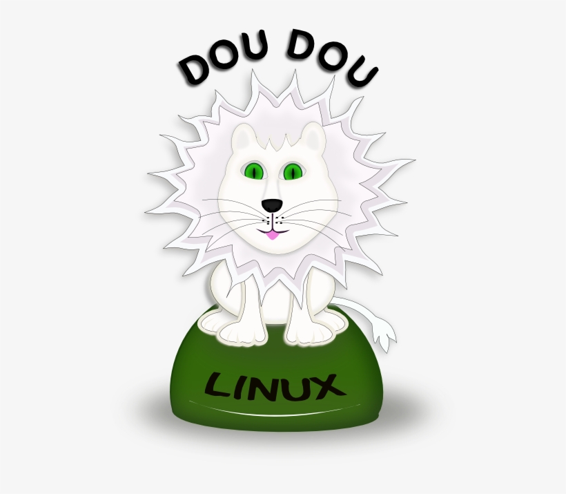 Geek Dou Dou Linux Logo Contest Doudouwhite 555px - Logo, transparent png download