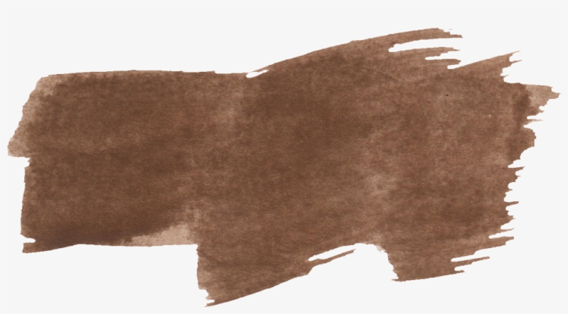 Png File Size - Brown Watercolor Png, transparent png download