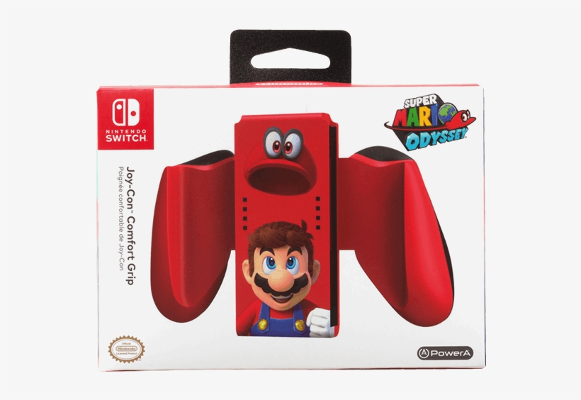Nintendo Switch Joy-con Comfort Grip Mario Odyssey, transparent png download