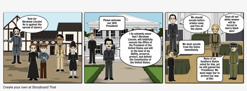 Abraham Lincoln - Cartoon, transparent png download