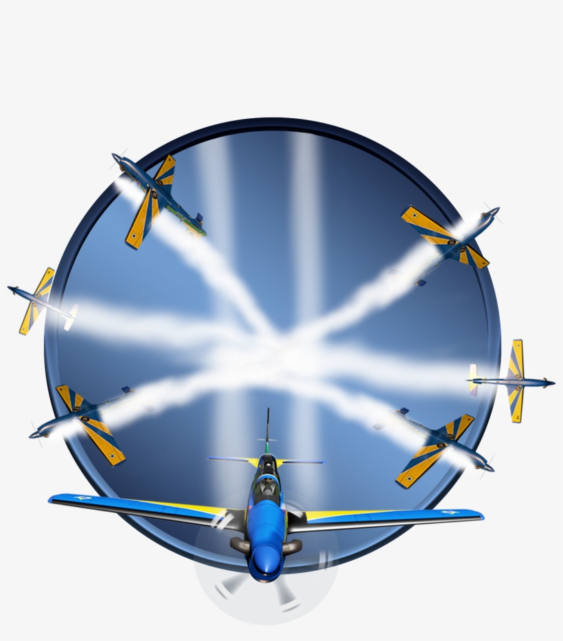 Esquadrilha Da Fumaça - Military Aircraft, transparent png download