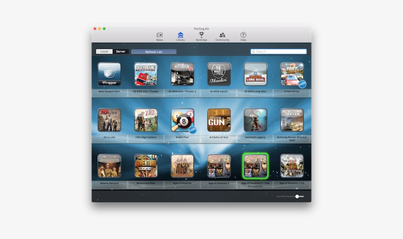 Porting Kit Window - Porting Kit Mac, transparent png download