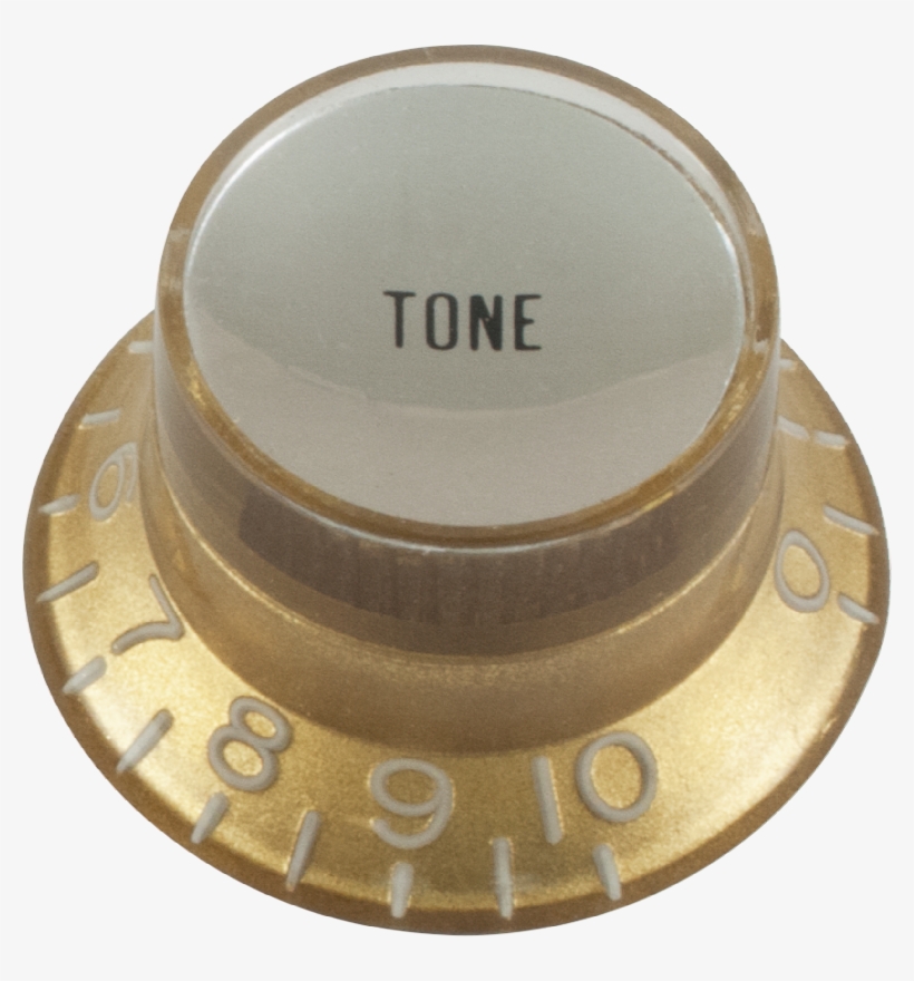 Top Hat, Gold With Silver Cap, Gibson Style - Wood, transparent png download