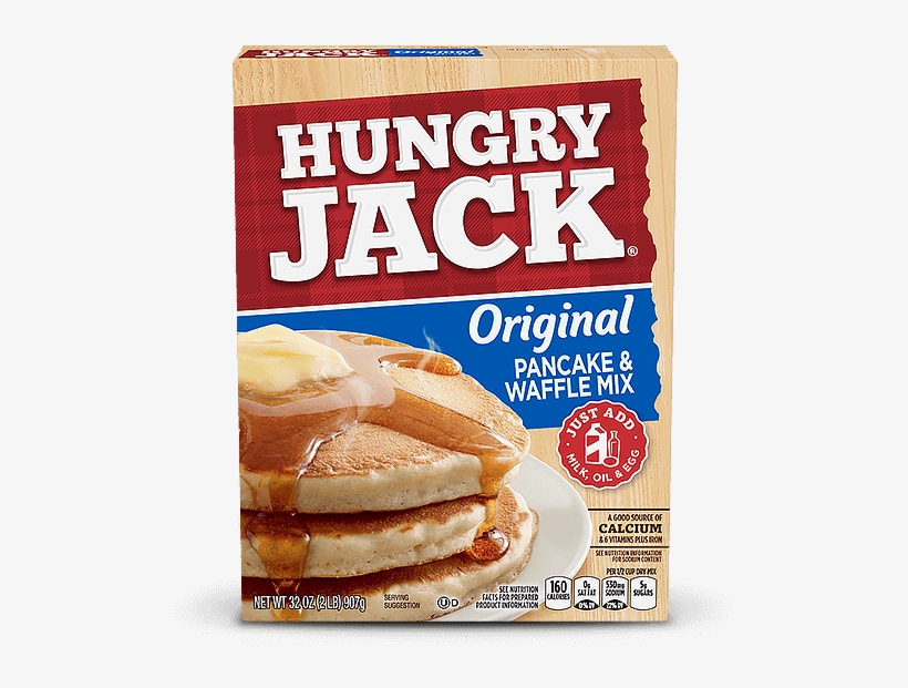 Original Pancake & Waffle Mix - Hungry Jack Pancakes Box, transparent png download