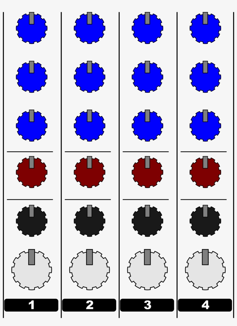 This Free Icons Png Design Of Mixer Knobs, transparent png download