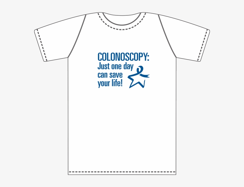 Colonoscopy T-shirt Back - Colon Cancer Screening Tshirts, transparent png download