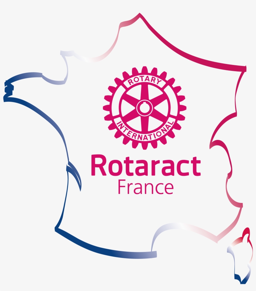 Rotaract France Logo - Report Of Social Organization Like Rotary Club, transparent png download