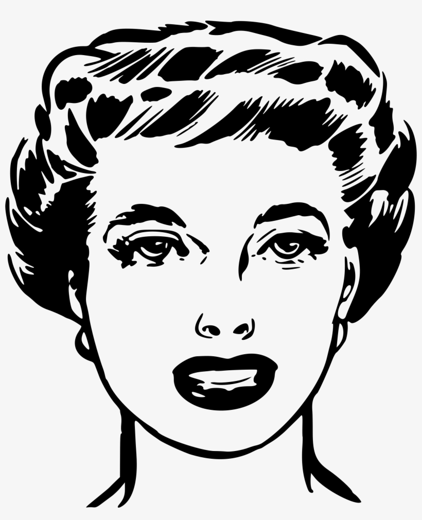 This Free Icons Png Design Of Woman's Face, transparent png download