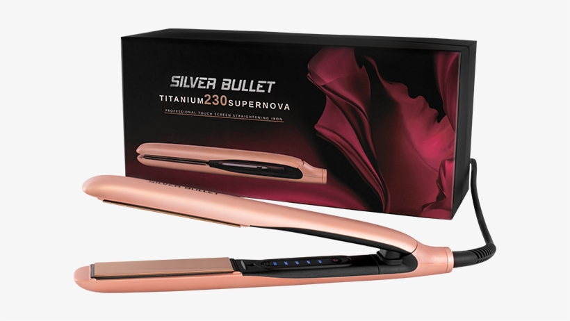 Silver Bullet Titanium 230 Supernova Straightening - Hair Iron, transparent png download