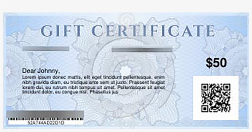 Gift Certificate - Gift Card, transparent png download