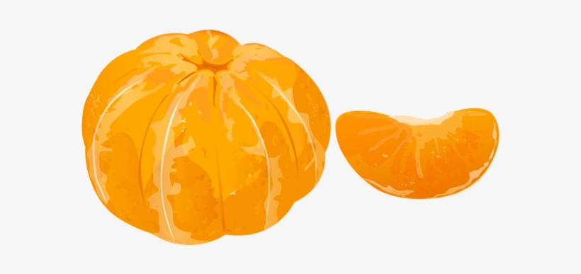 Peeled Mandarin Transparent Png Clip Art - Mandarin Clipart Png, transparent png download