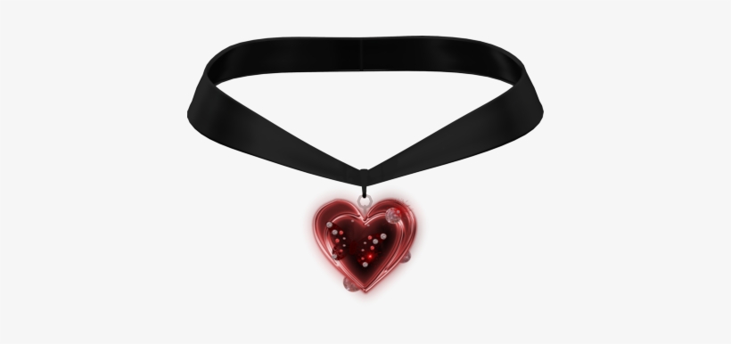 Heart Necklace Png Psd Detail - Choker Psd, transparent png download