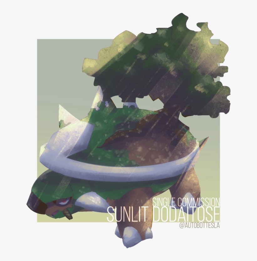 Sunlit Dodaitose - Torterra, transparent png download