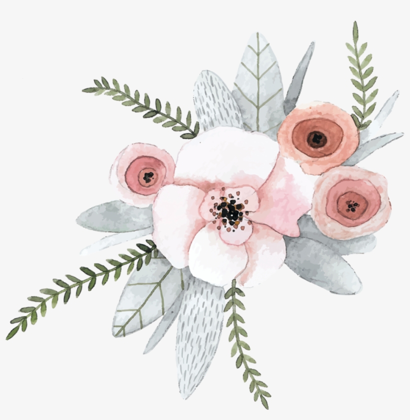 Hand Painted Cartoon Exquisite Fashion Flower Decoration - Artificial Flower, transparent png download