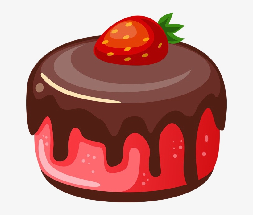 Strawberry Pudding Png Free Download - Chocolate, transparent png download