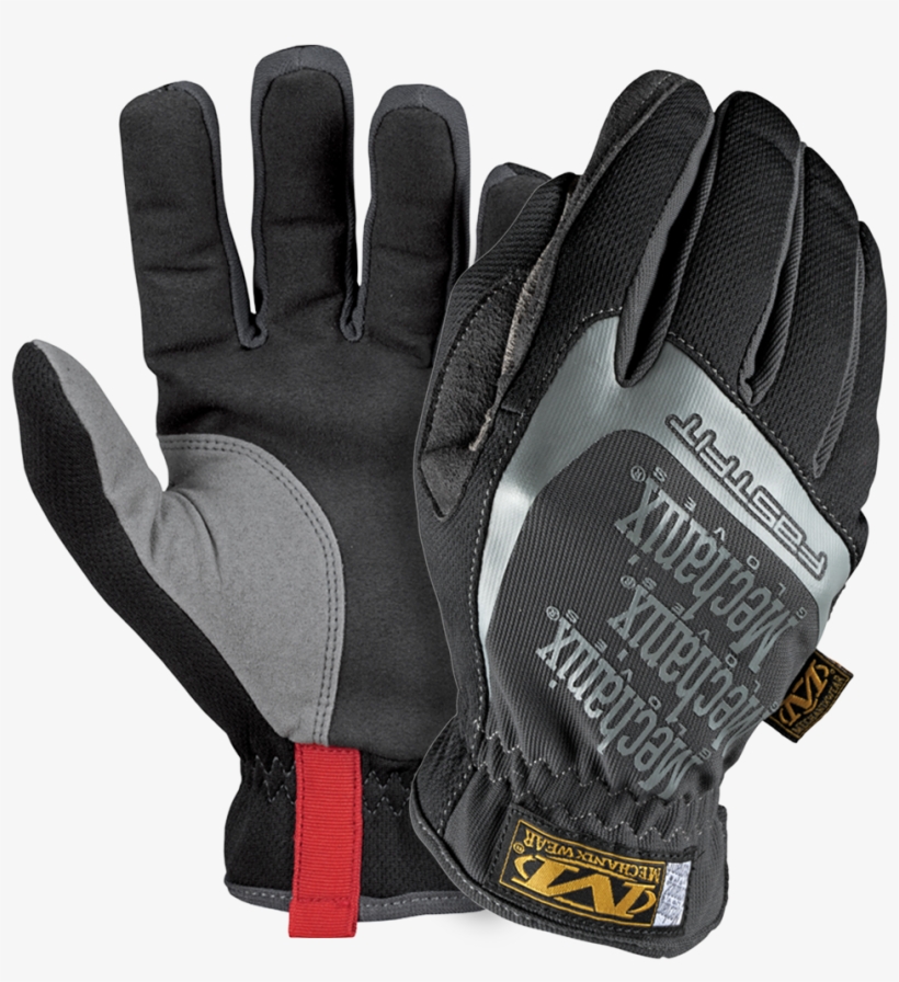 Mechanix Wear Medium Black And Gray Fastfit Full Finger, transparent png download