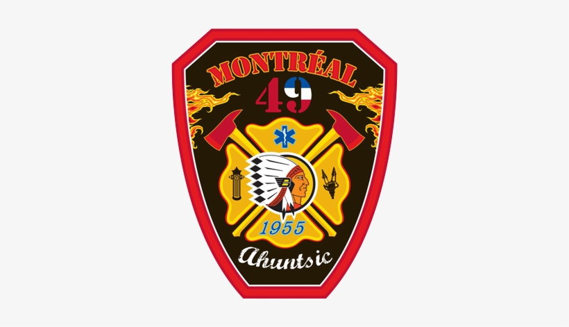 Caserne 49 Logo Braves F - Firefighter, transparent png download