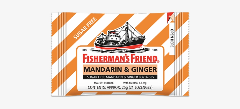 Fisherman's Friend Mandarin Ginger, transparent png download
