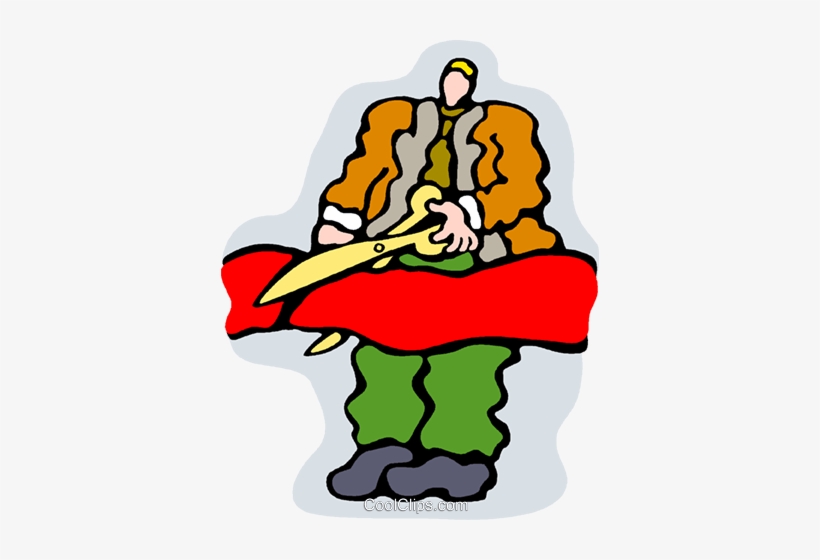 Tijeras, Cinta Roja Libres De Derechos Ilustraciones - Law, transparent png download