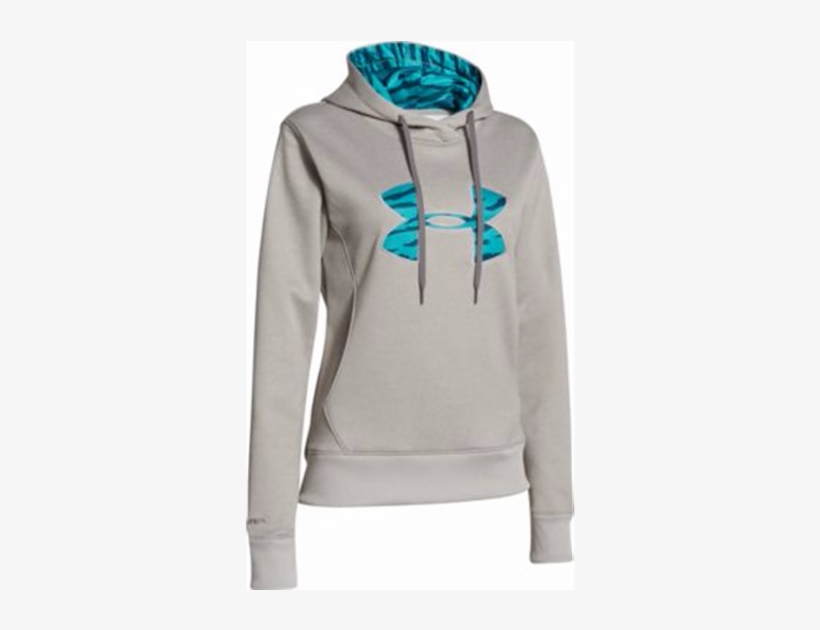 Picture Of Women's Under Armour Storm Armour® Fleece - Under Armour Women's Big Logo Applique Hoodie, Blue,, transparent png download