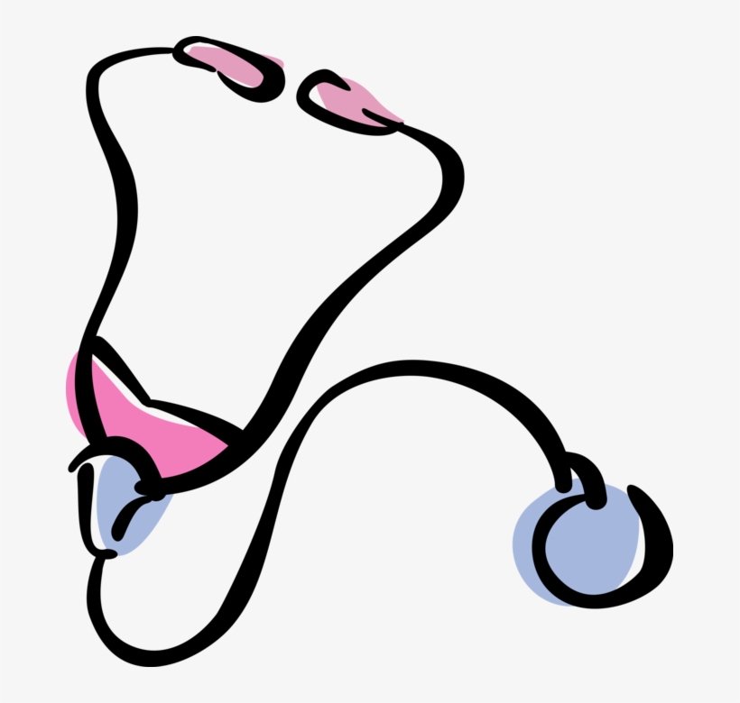 Vector Illustration Of Stethoscope Acoustic Medical, transparent png download