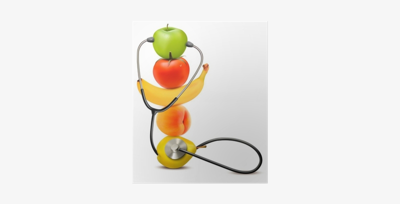 Fruit With A Stethoscope - Dash Diet Habit: Next Step Actions, transparent png download