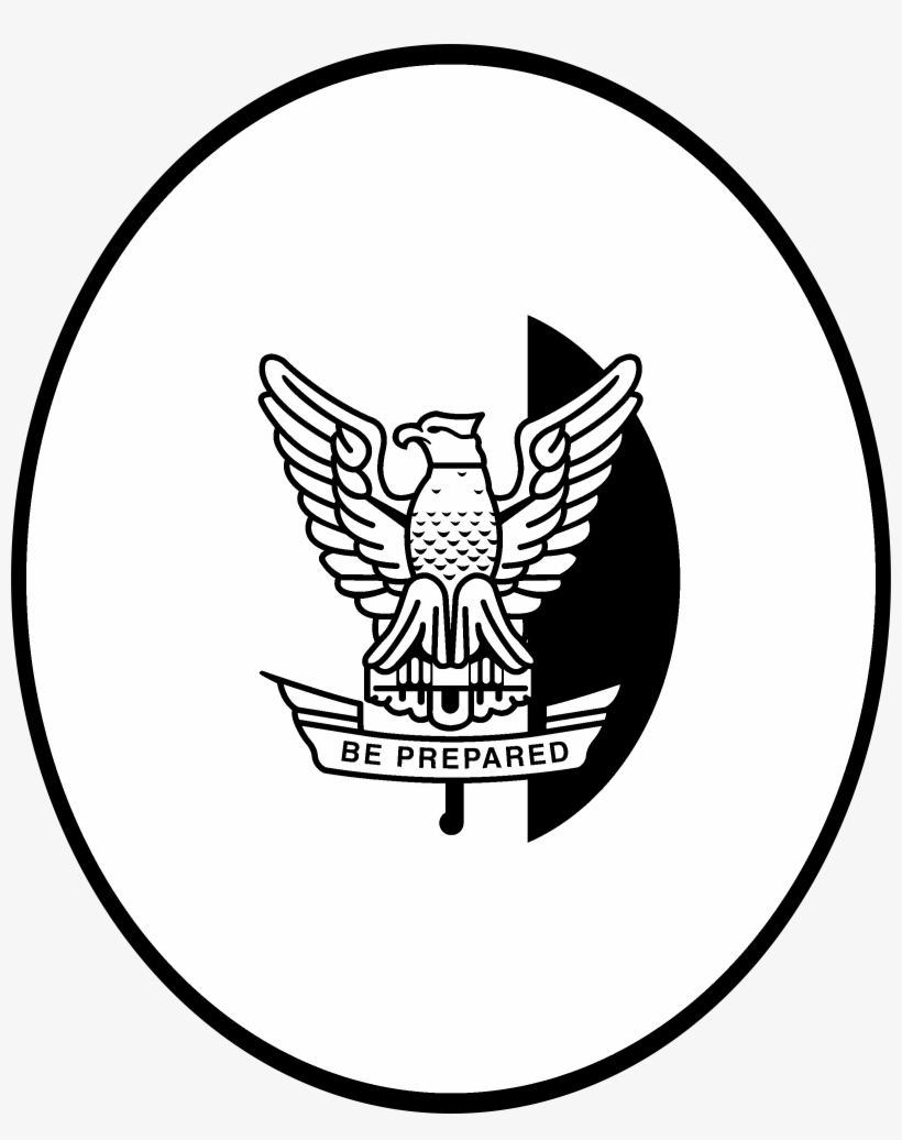 Boy Scouts Eagle Scout Logo Black And White - Eagle Scout Black Png, transparent png download
