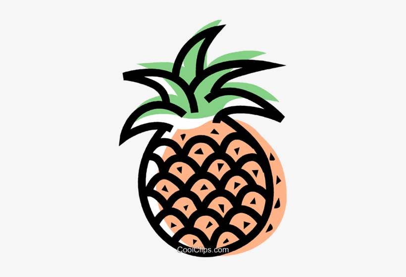 Abacaxi Livre De Direitos Vetores Clip Art Ilustração - Pineapple Clip Art, transparent png download
