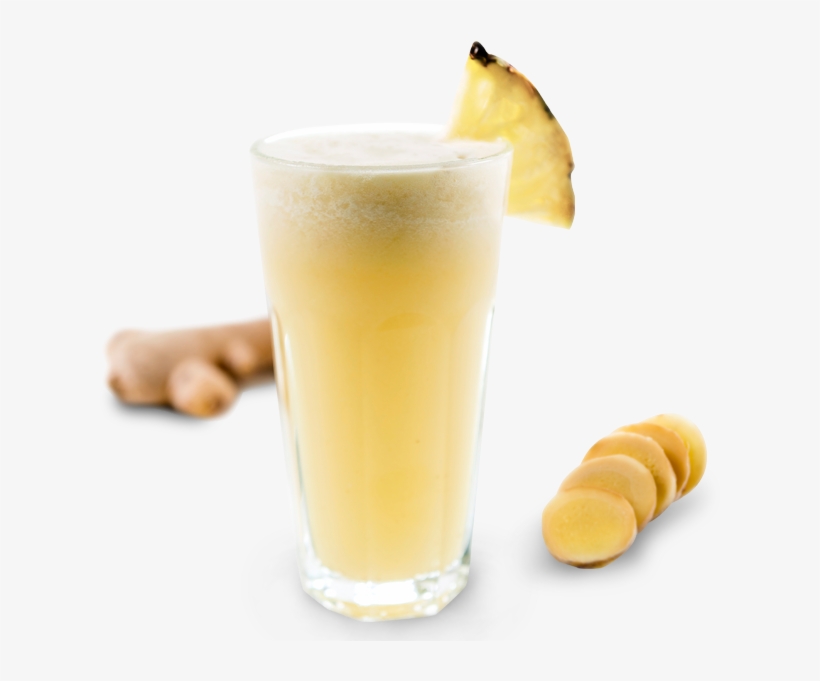 Alguns Benefícios Da Maçã Abacaxi Com Gengibre - Smoothie, transparent png download