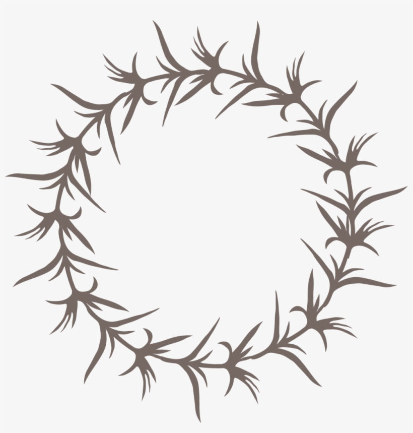 Woven Wreath Flat Vector - Madhubani Design Circle Black And White, transparent png download