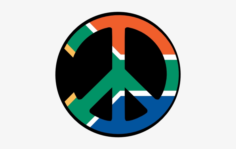 Peace Clipart Africa - South African Flag Peace, transparent png download