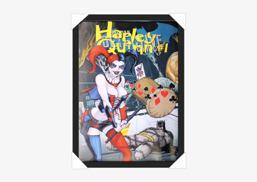 #303 - Harley Quinn Animated Poster, transparent png download