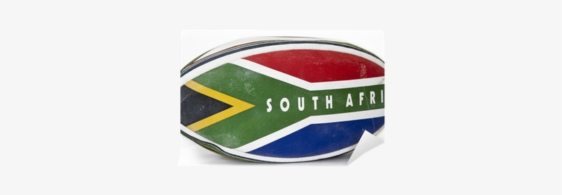 Rugby Ball With South Africa Flag Wall Mural • Pixers® - Rugby Ball, transparent png download