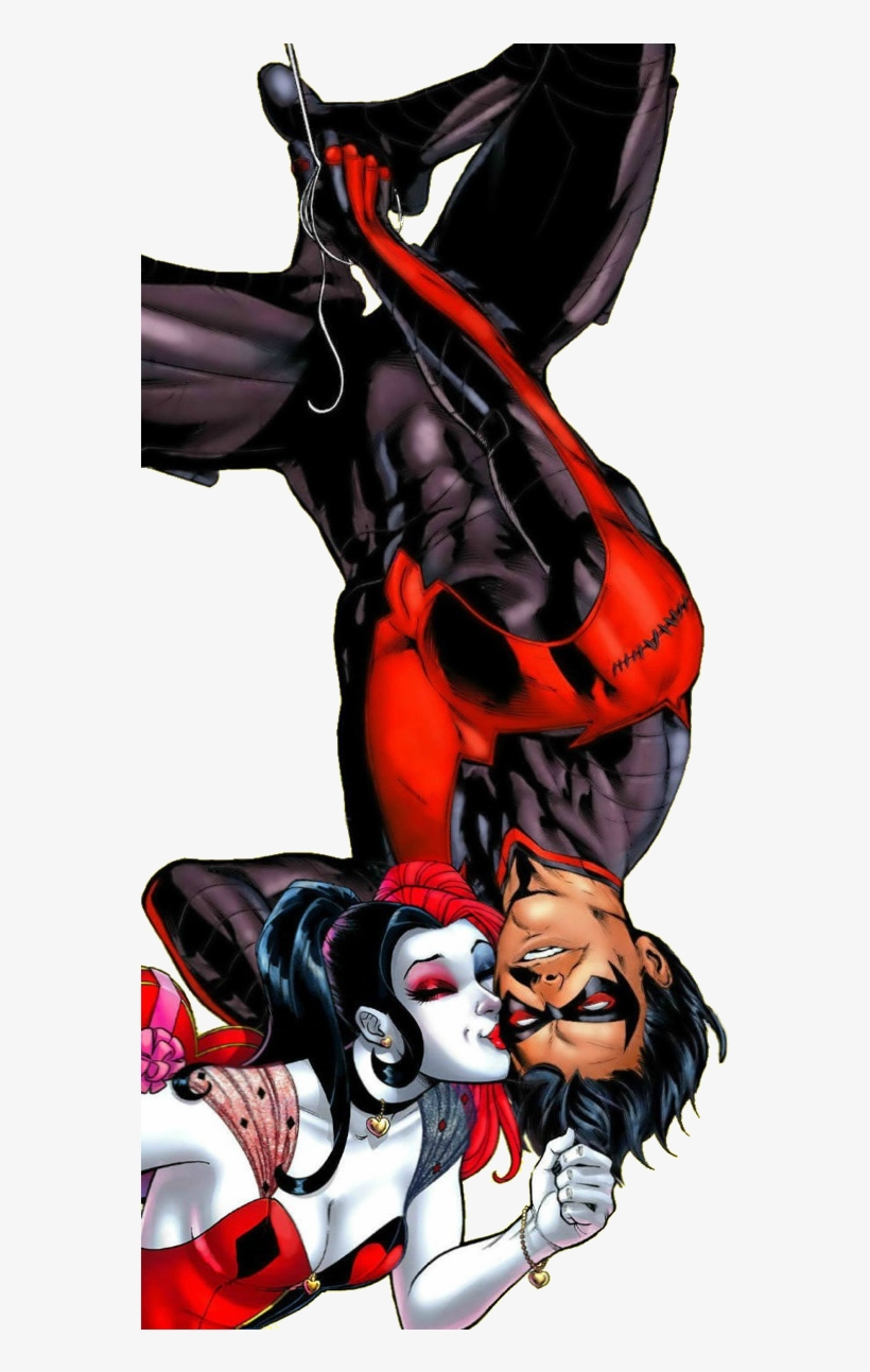 #harleywing #harleyquinn #nightwing #dickgrayson #graysonandquinn - Nightwing And Harley Quinn Fanfiction, transparent png download