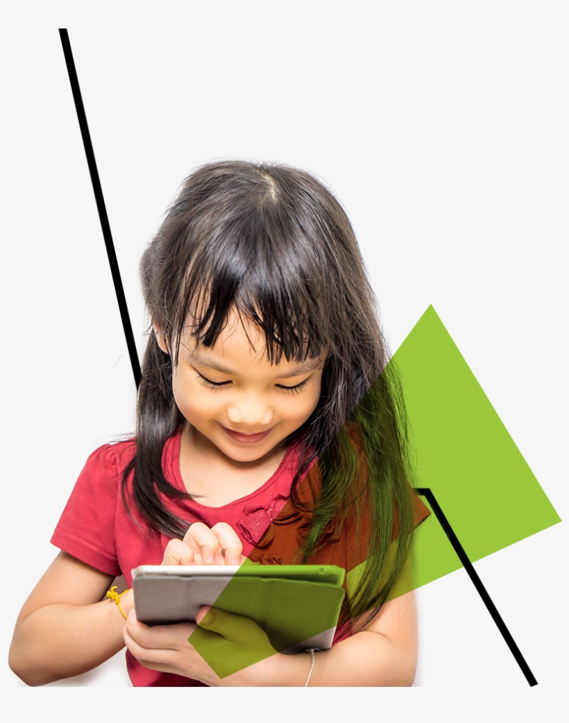 Girl Asian Readingk - Book, transparent png download