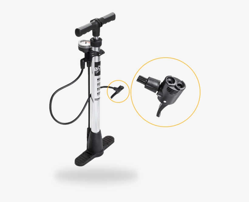 Bög Products Bike Floor Pump With Gauge - Floor Pump With Gauge, transparent png download
