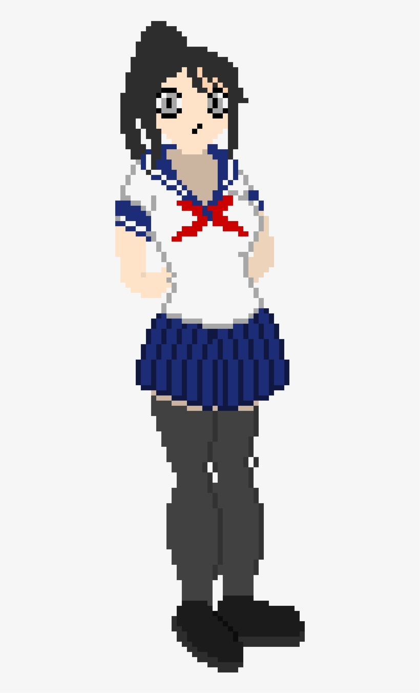 Ayano Aishi - Ayano Aishi Pixel Art, transparent png download