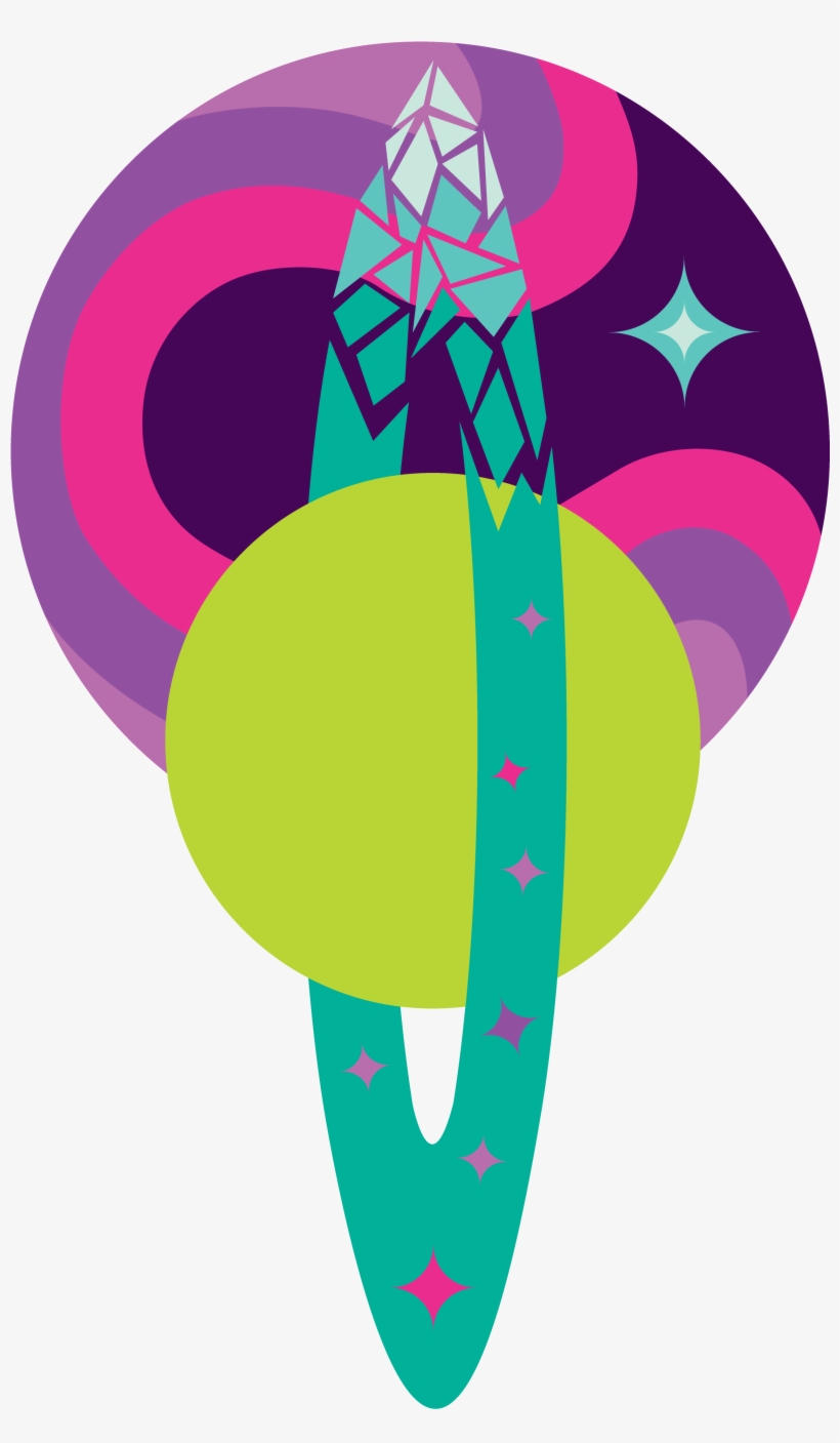 Shattered Saturn Patch - Graphic Design, transparent png download