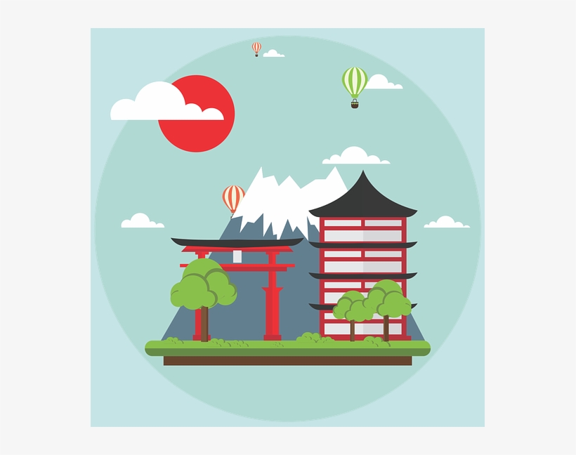 Japan And Global History, 1550-1900 - Japan Background Vector, transparent png download