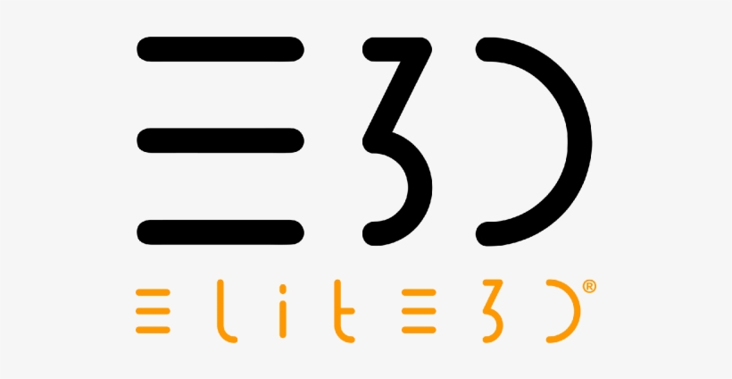 Elite3d-logo - Black-and-white, transparent png download