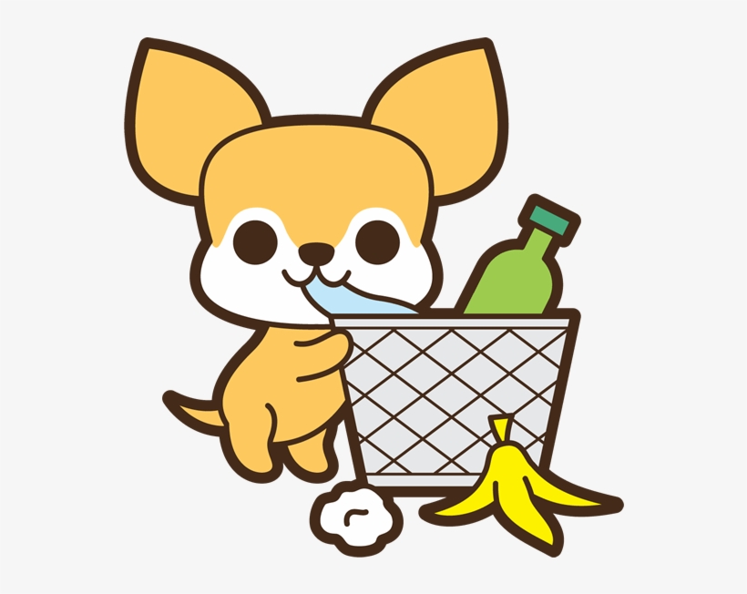 Dog Eating Trash - Dog, transparent png download
