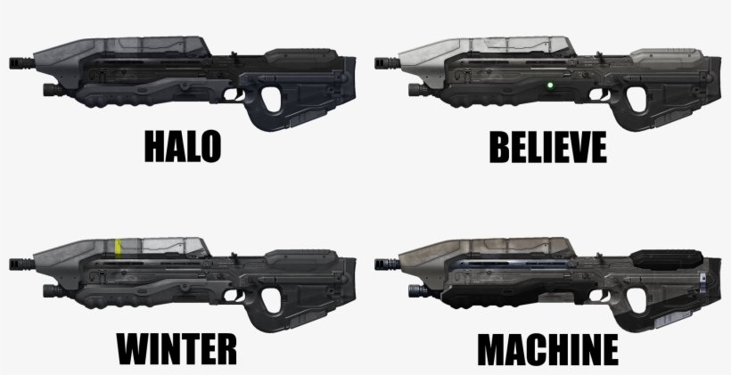 I'd Make These Ar Skins Become A Reality - Halo 5 Assault Rifle Skins, transparent png download