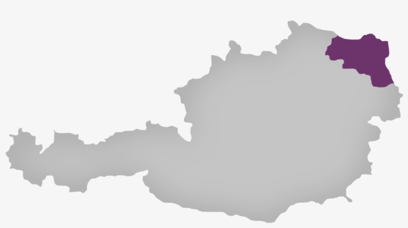 Region - Weinviertel - Austria Map Blue, transparent png download
