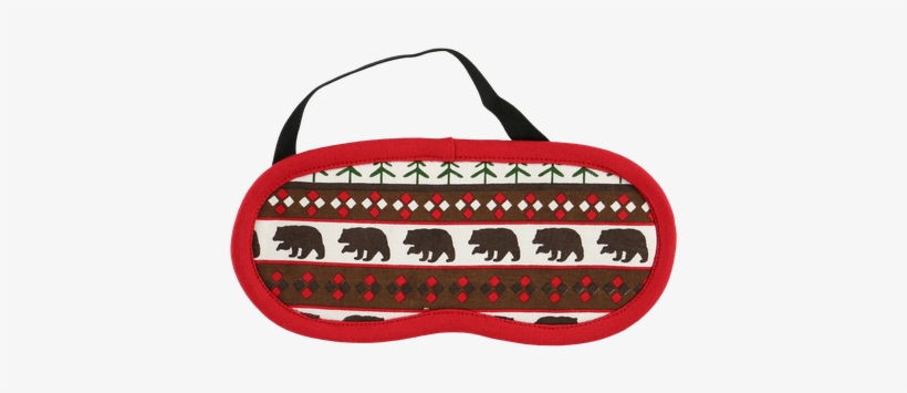 Bear Fair Isle Sleep Mask - Sleep, transparent png download