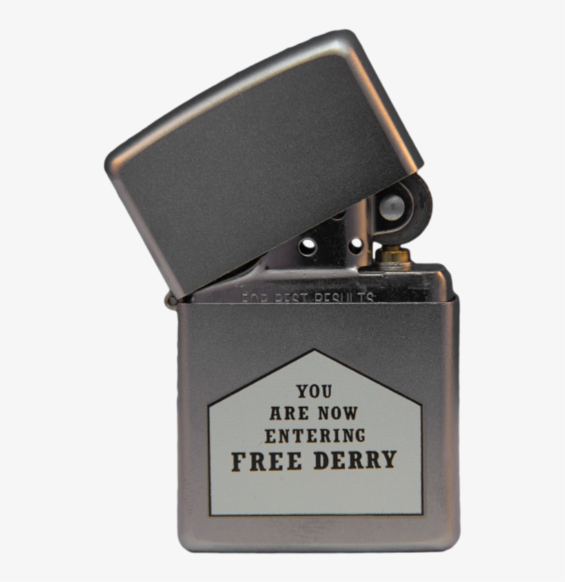 Free Png Lighter, Zippo Png Images Transparent - You Are Now Entering Free Derry Gable Wall Painting, transparent png download