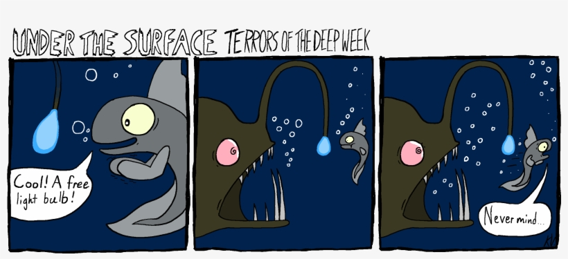 Under The Surface Terrors Of The Deep Week Comic - Keen, transparent png download