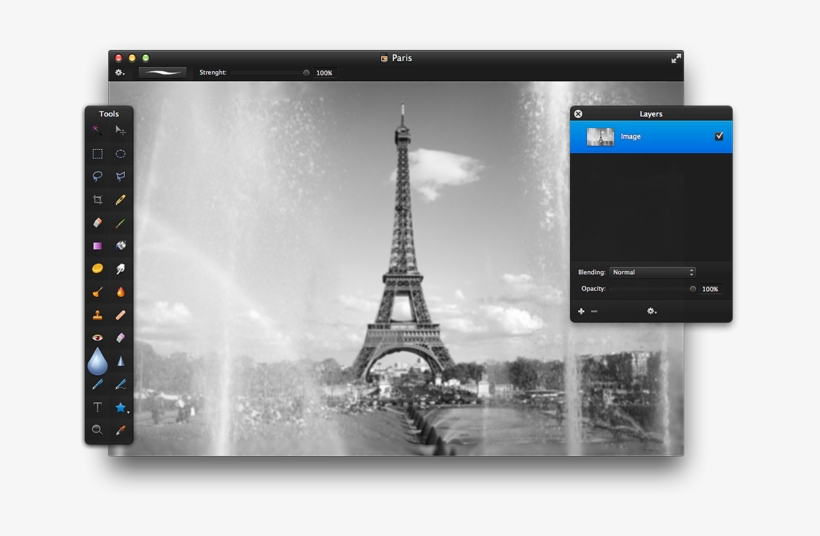 Over The Image Corners - Eiffel Tower, transparent png download