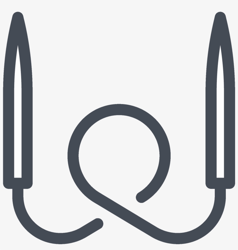 Circular Needles Icon - Icon, transparent png download
