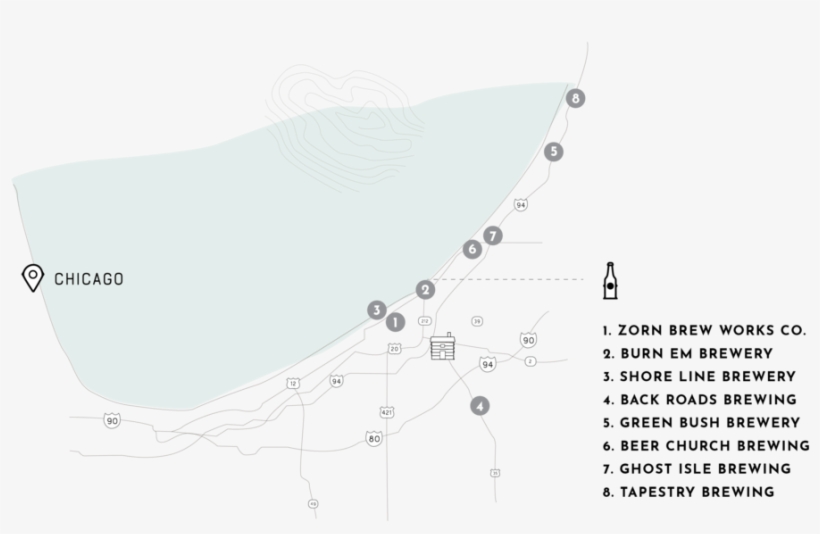 Brewery Lodge Map-07 - Map, transparent png download