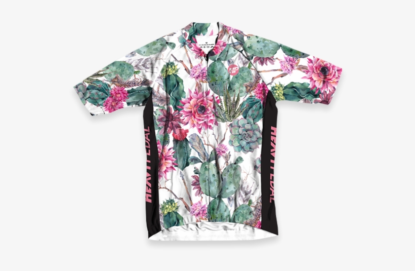 Botanical Men's Jersey - Ormis Cactus And Flower Mildew Resistant Polyester, transparent png download